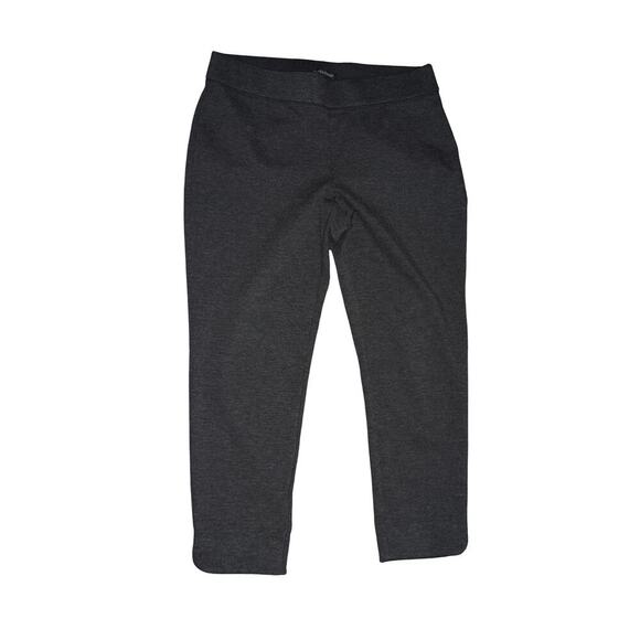 Eileen Fisher Dark Gray Cropped Knit Pants Women’s Size Small S/P - Picture 2 of 5